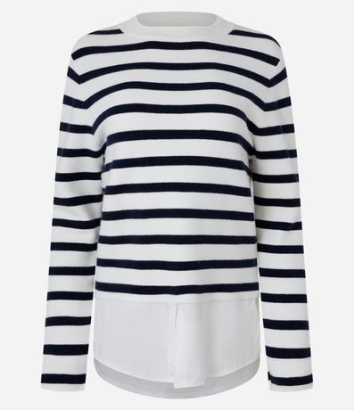 Suéter de Punto con Rayas Horizontales 6