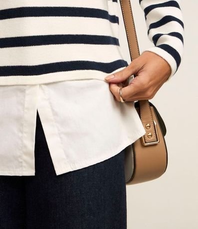 Suéter de Punto con Rayas Horizontales 4