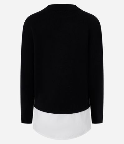 Suéter de Punto con Bajo Superpuesto 6