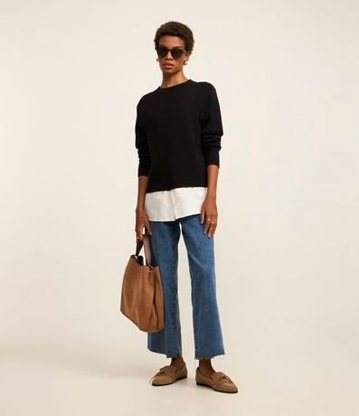 Suéter de Punto con Bajo Superpuesto 2