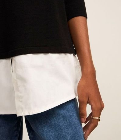 Suéter de Punto con Bajo Superpuesto 3