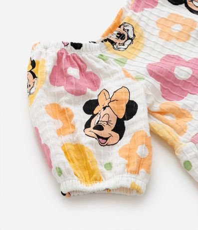 Conjunto Infantil Texturizado con Estampa de Minnie - Talle 1 a 6 años 5