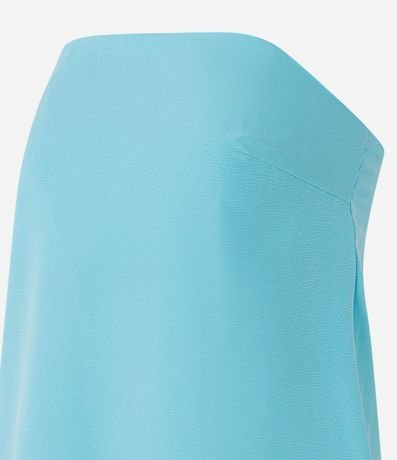 Blusa Sin Breteles Crepé con Fruncido en la Espalda 9