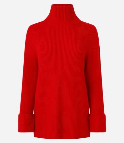 Suéter Alargado en Punto con Traspasado en la Espalda 7