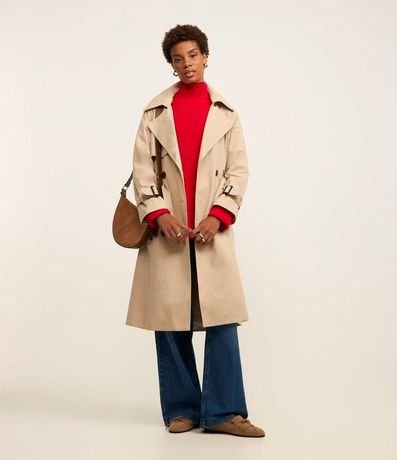 Suéter Alargado en Punto con Traspasado en la Espalda 2