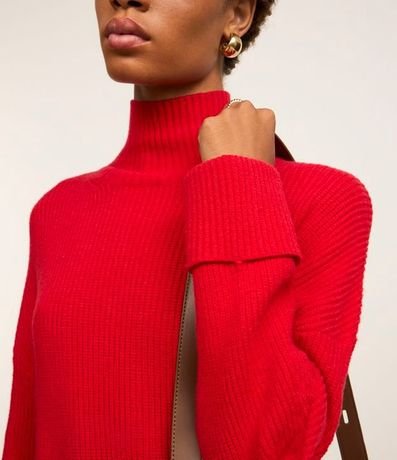 Suéter Alargado en Punto con Traspasado en la Espalda 3