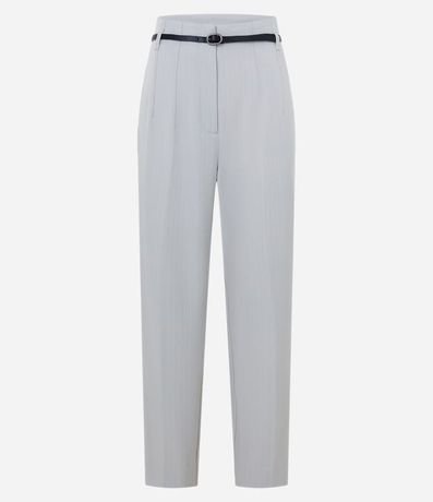 Pantalón Zanahoria Sastrería con Cinturón Hebilla 5