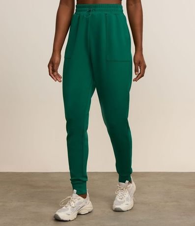 Pantalón Jogger Deportivo en Microfibra con Cintura Elástica 2
