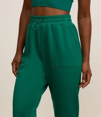 Pantalón Jogger Deportivo en Microfibra con Cintura Elástica 4