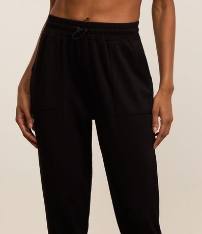 Pantalón Jogger Deportivo en Microfibra con Cintura Elástica 4