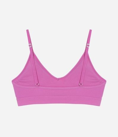 Soutien Top sin Copa en Microfibra con Textura Acanalada 6