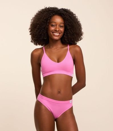 Bombacha Bikini en Microfibra con Textura Acanalada
