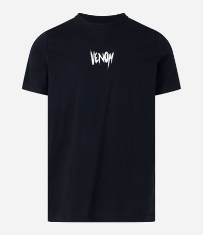 Remera Regular en Algodón con Estampa Venom 3