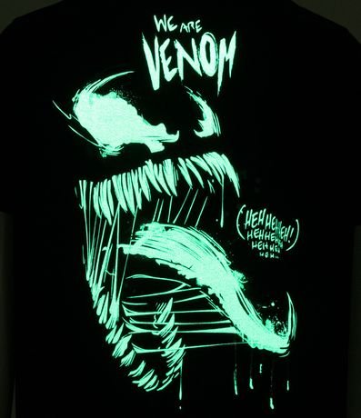 Remera Regular en Algodón con Estampa Venom 5