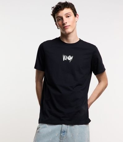 Remera Regular en Algodón con Estampa Venom 2