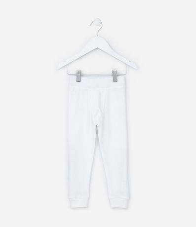 Pantalón de Pijama Infantil en Viscosa Básica - Talle 2 a 10 años