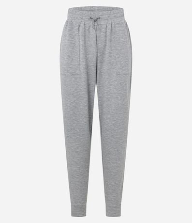Pantalón Jogger Deportivo en Microfibra con Cintura Elástica 4