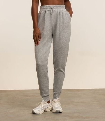 Pantalón Jogger Deportivo en Microfibra con Cintura Elástica 2