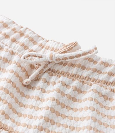 Short Pollera Infantil Texturizada con Volado - Talle 1 a 5 años 5