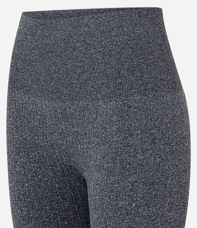 Pantalón Legging Deportivo Acanalada sin Costura con Tiro Alto 6