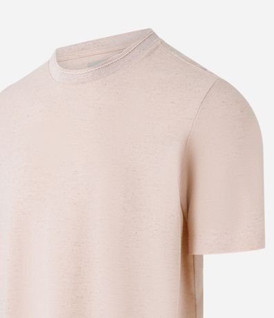 Remera Regular en Algodón con Textura 6