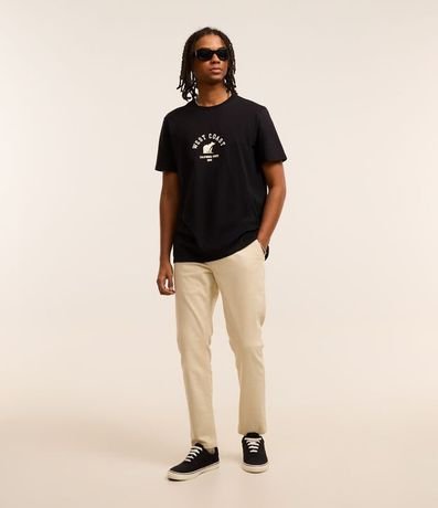 Pantalón Skinny en Sarga con Elastano