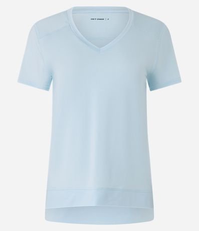 Remera Deportiva en Microfibra Escote V 5