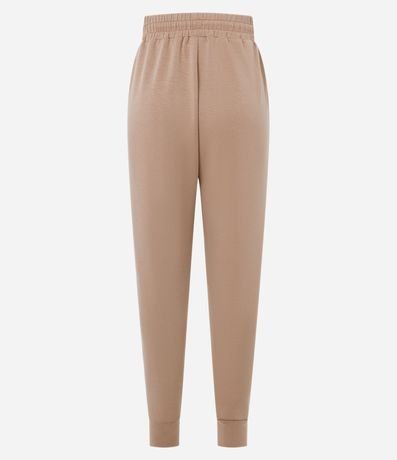 Pantalón Jogger Deportiva en Microfibra con Cintura Elástica y Regulador 6