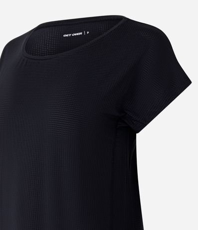 Remera en Microfibra con Escote Redondo 4