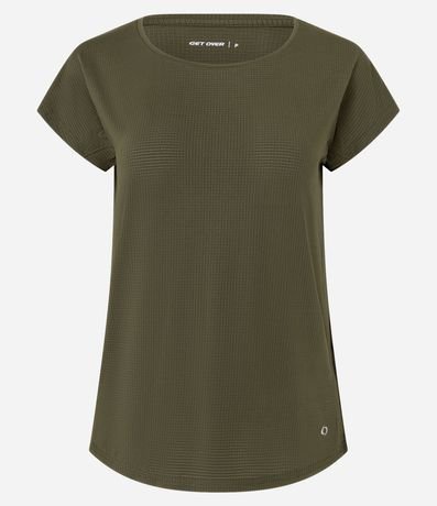 Remera en Microfibra con Escote Redondo 4