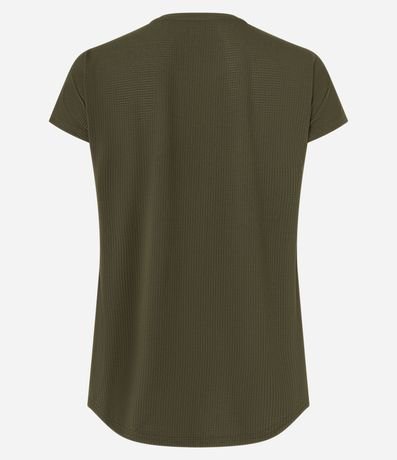 Remera en Microfibra con Escote Redondo 6