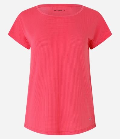 Remera en Microfibra con Escote Redondo 4