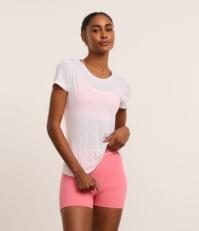 Remera en Microfibra Tela con Recortes 2