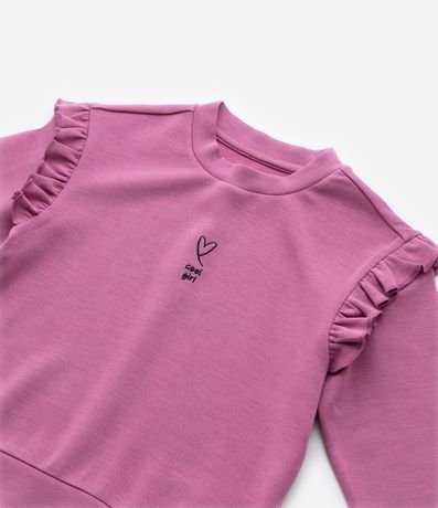 Buzo Infantil con Volados y Bordado - Talle 1 a 5 años 3