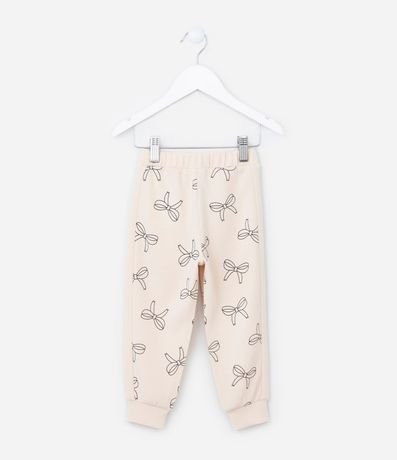 Pantalón Jogger Infantil Estampada de Lacitos - Talle 1 a 5 años 2
