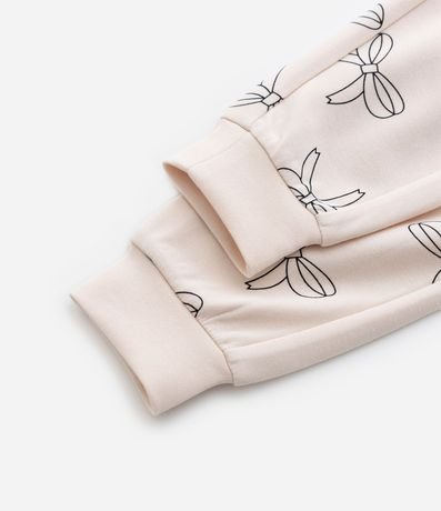 Pantalón Jogger Infantil Estampada de Lacitos - Talle 1 a 5 años 4