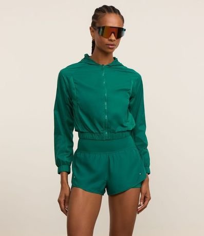 Campera Rompevientos Deportiva con Bolso