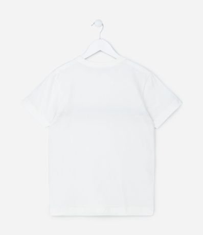 Remera Infantil con Rayas y Etiqueta - Talle 05 a 14 años 2