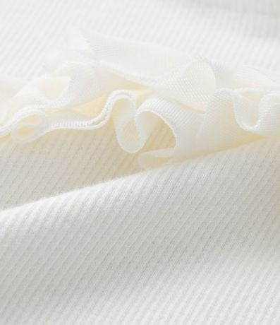 Blusa Infantil en Rib con Volado Doble Aplicado - Talle 1 a 5 años 3