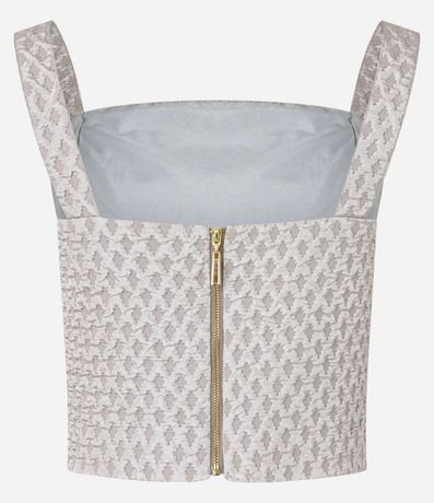 Blusa en Jacquard con Breteles Anchos 7