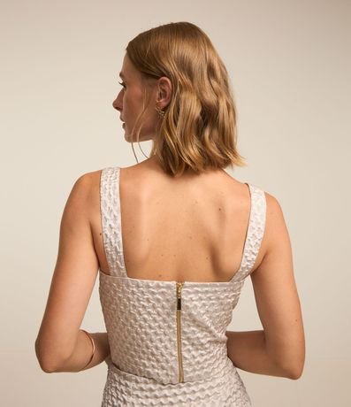 Blusa en Jacquard con Breteles Anchos 3
