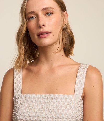 Blusa en Jacquard con Breteles Anchos 4