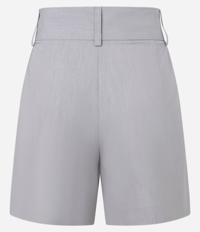 Bermuda Sastrería Liso con Pliegues Delanteros 6