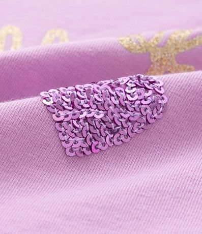 Conjunto Infantil Corto con Corazón en Lentejuela - Talle 1 a 5 años 5