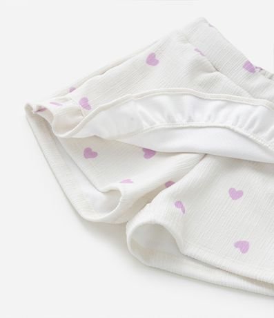 Conjunto Infantil Corto con Corazón en Lentejuela - Talle 1 a 5 años 6