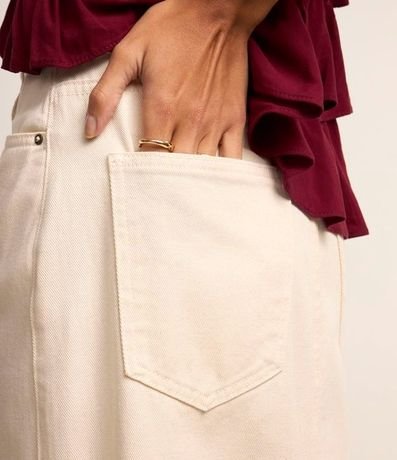 Pollera New Midi en Sarga con Abertura 5