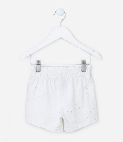 Short Clochard Infantil en Algodón con Brillo - Talle 1 a 5 años 2