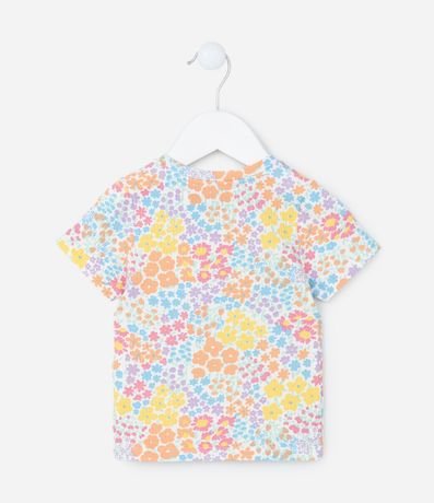 Blusa Infantil Acanalada con Estampa Floral - Talle 1 a 5 años 2