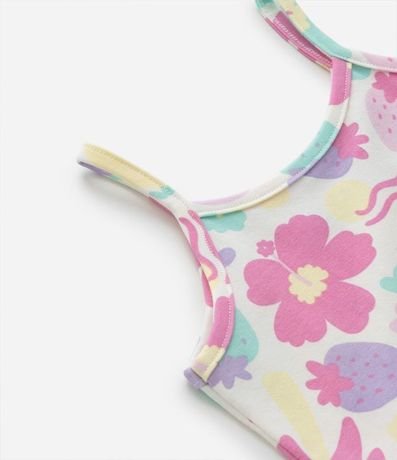 Musculosa Infantil con Estampa Floral - Talle 1 a 5 años 4