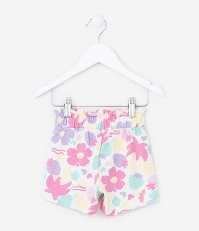 Short Clochard Infantil con Estampa Floral - Talle 1 a 5 años 2